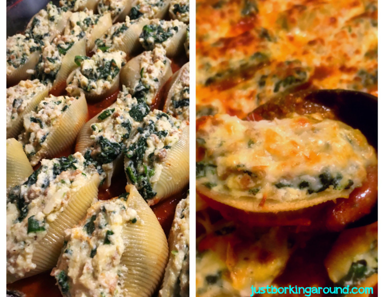 sausage-and-spinach-stuffed-shells